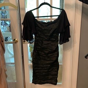Black dress from Nicole Miller Collection